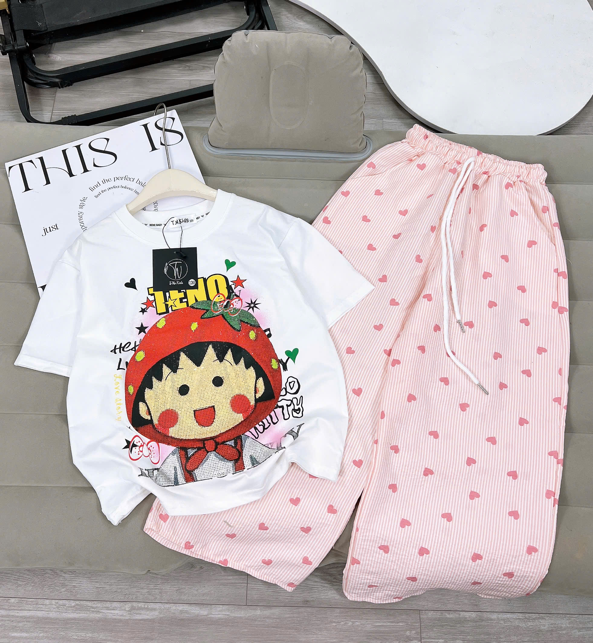 [Z62] Bộ Maruco mũ dâu