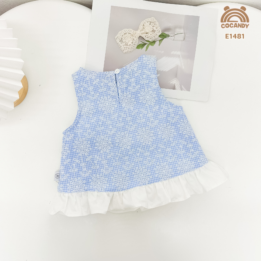 Áo sát nách thô XANH DƯƠNG hoa trắng_thumbnail_2