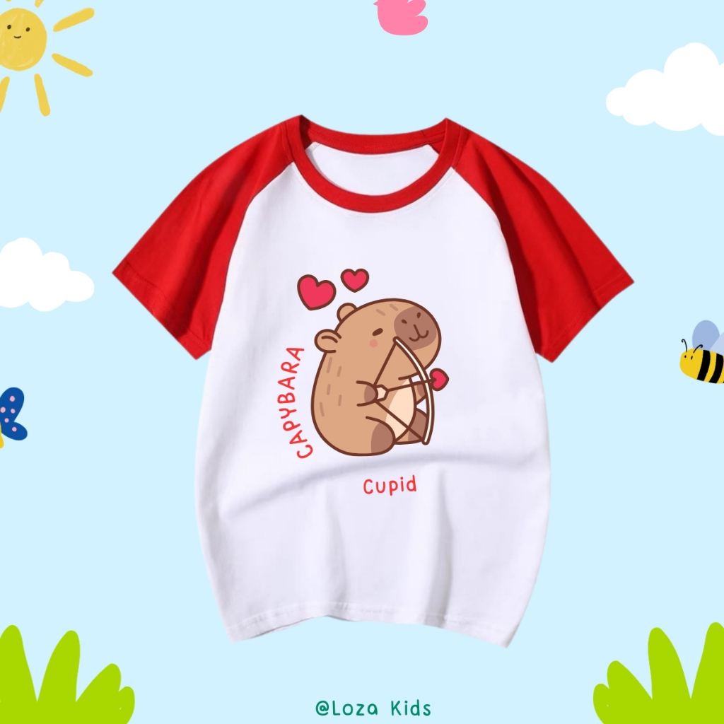 Áo thun cho bé in hình CAPYBARA nhiều mẫu - Loza Kids BT001_thumbnail_3