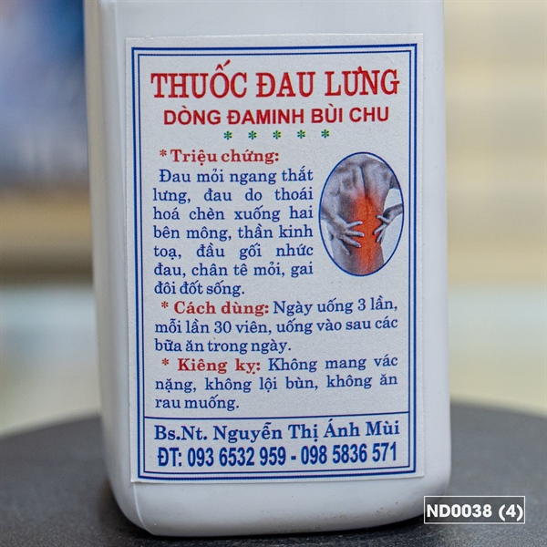 Thuốc đau lưng - Dòng Đa Minh Bùi Chu_thumbnail_3