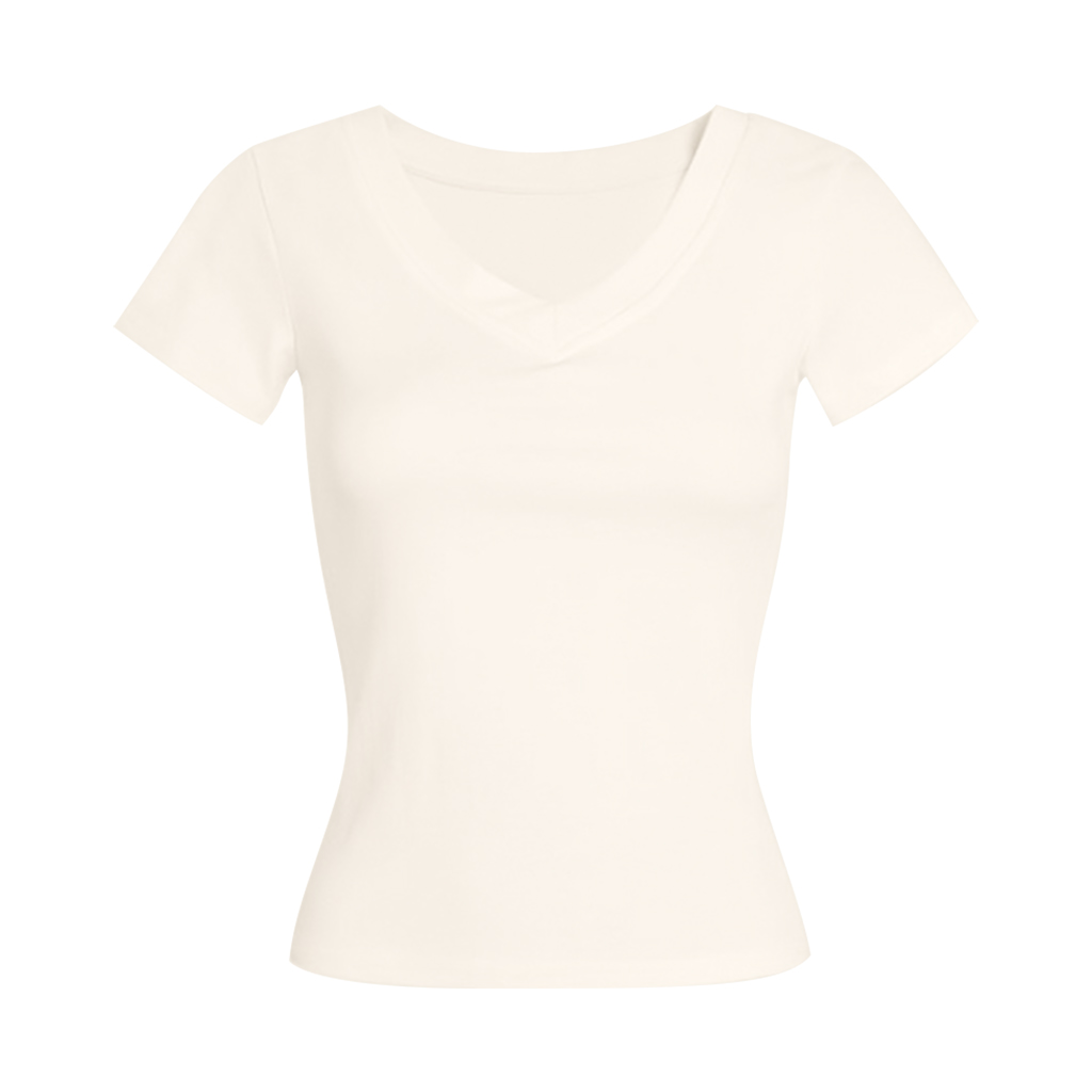 Áo thun ôm body cổ tim nữ tính tôn dáng AT00041 Beezy chất liệu visco co giãn thoải mái_thumbnail_11