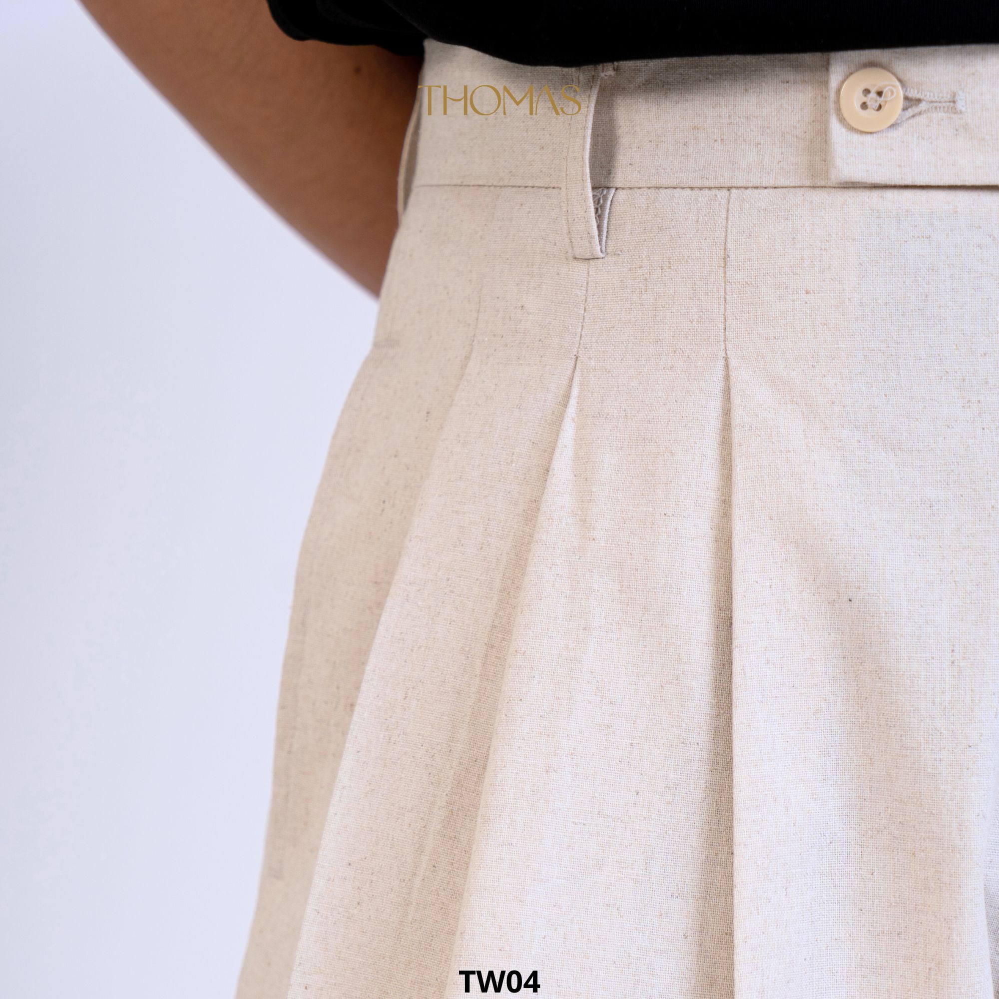 Quần Dài Lark Wide Vải Linen Form Balloon_thumbnail_4