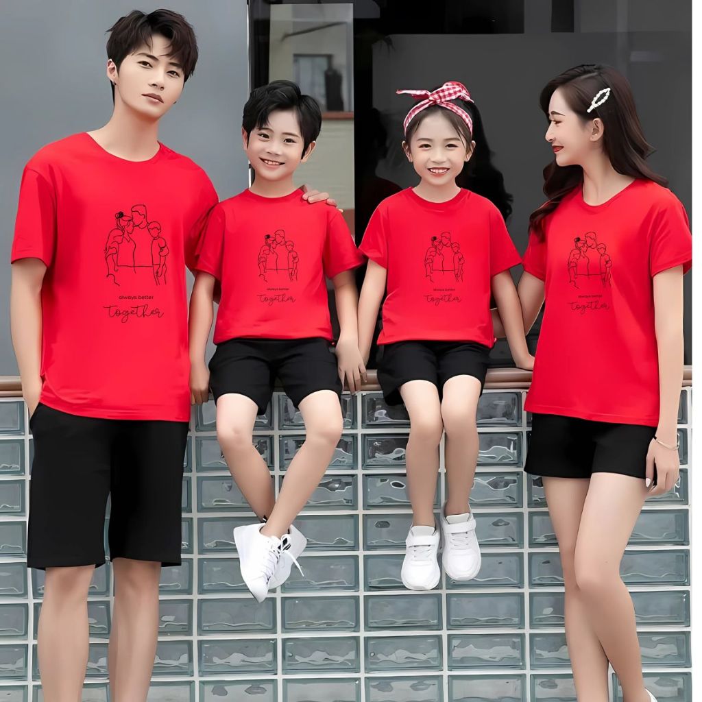 Áo phông gia đình in hình Gia đình - Áo thun đồng phục gia đình 3-4-5 người - Loza RT3036-AT3036_thumbnail_2