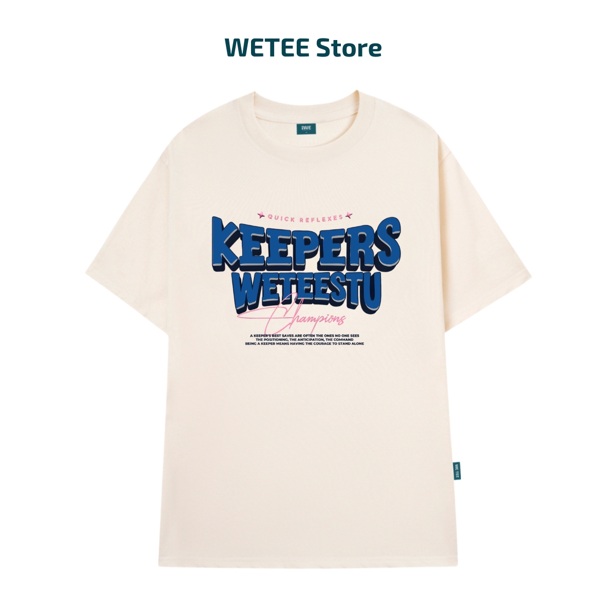 Áo thun unisex UX30-1130 in chữ KEEPERS WETEESTU dáng oversized local brand WETEE_thumbnail_2