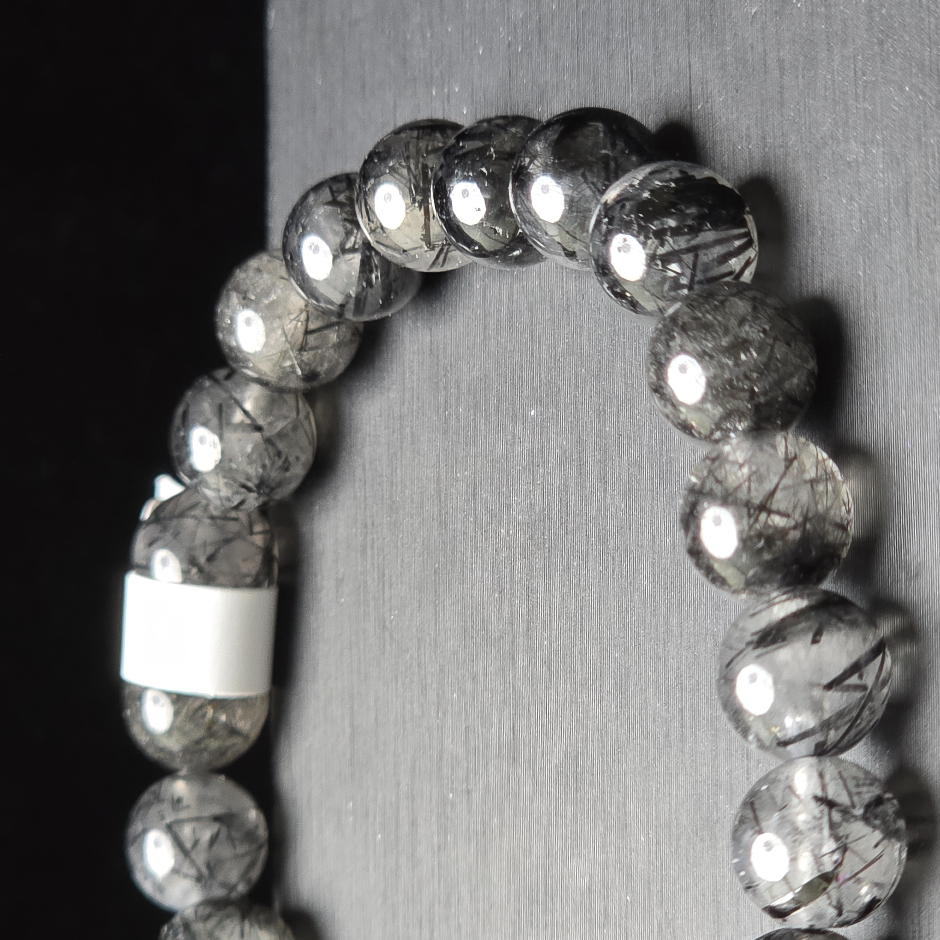 Vòng Thạch Anh Tóc Đen Black Tourmaline In Quartz_thumbnail_6