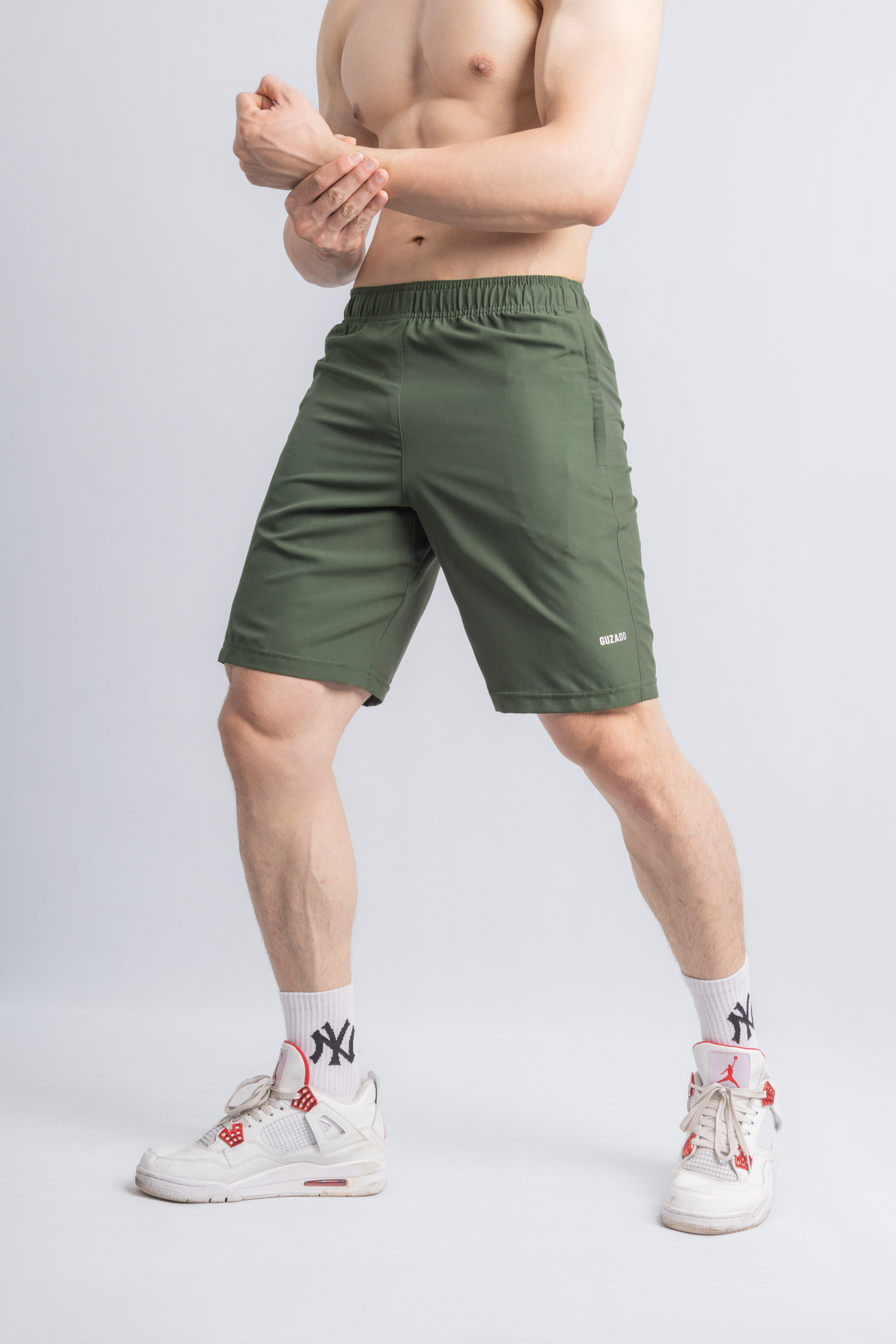 Quần Đùi Nam GUZADO Vải Gió Thể Thao Cạp Chun Co Giãn GSR01_thumbnail_26