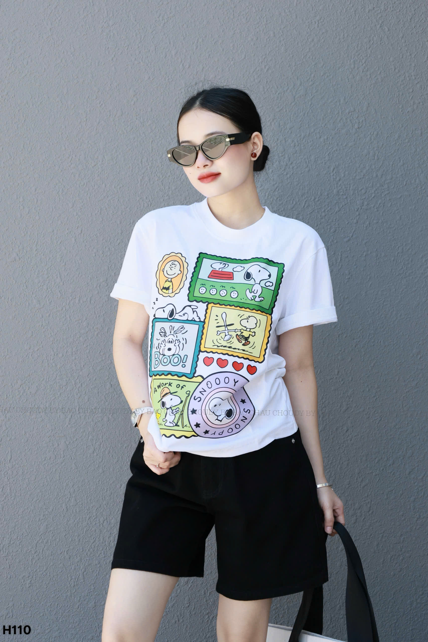 H110 ÁO THUN TRẮNG