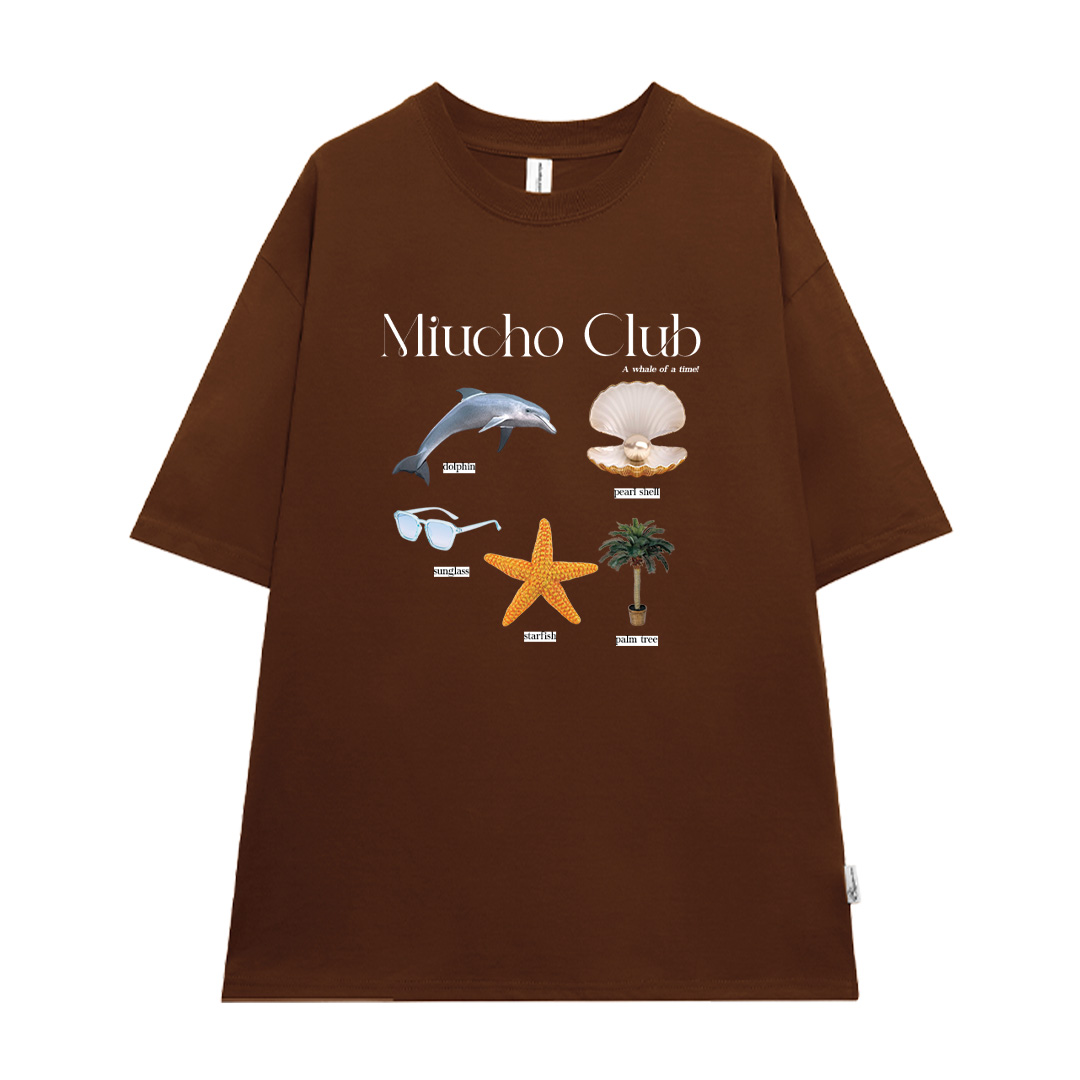 Áo thun đi biển form rộng mùa hè unisex ATD1053 Miucho tay lỡ cổ tròn in mix_thumbnail_14