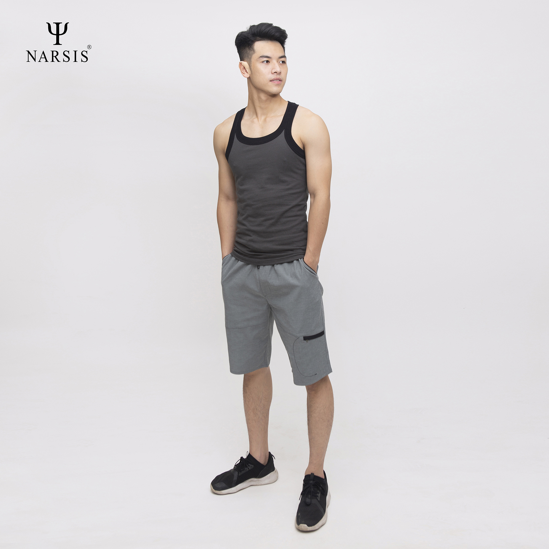 ÁO MAY Ô NAM D4056 NARSIS VẢI COTTON MỀM MẠI, CO GIÃN TỐT, VẢI THOẢI MÁI VẬN ĐỘNG, HÚT ẨM TỐT