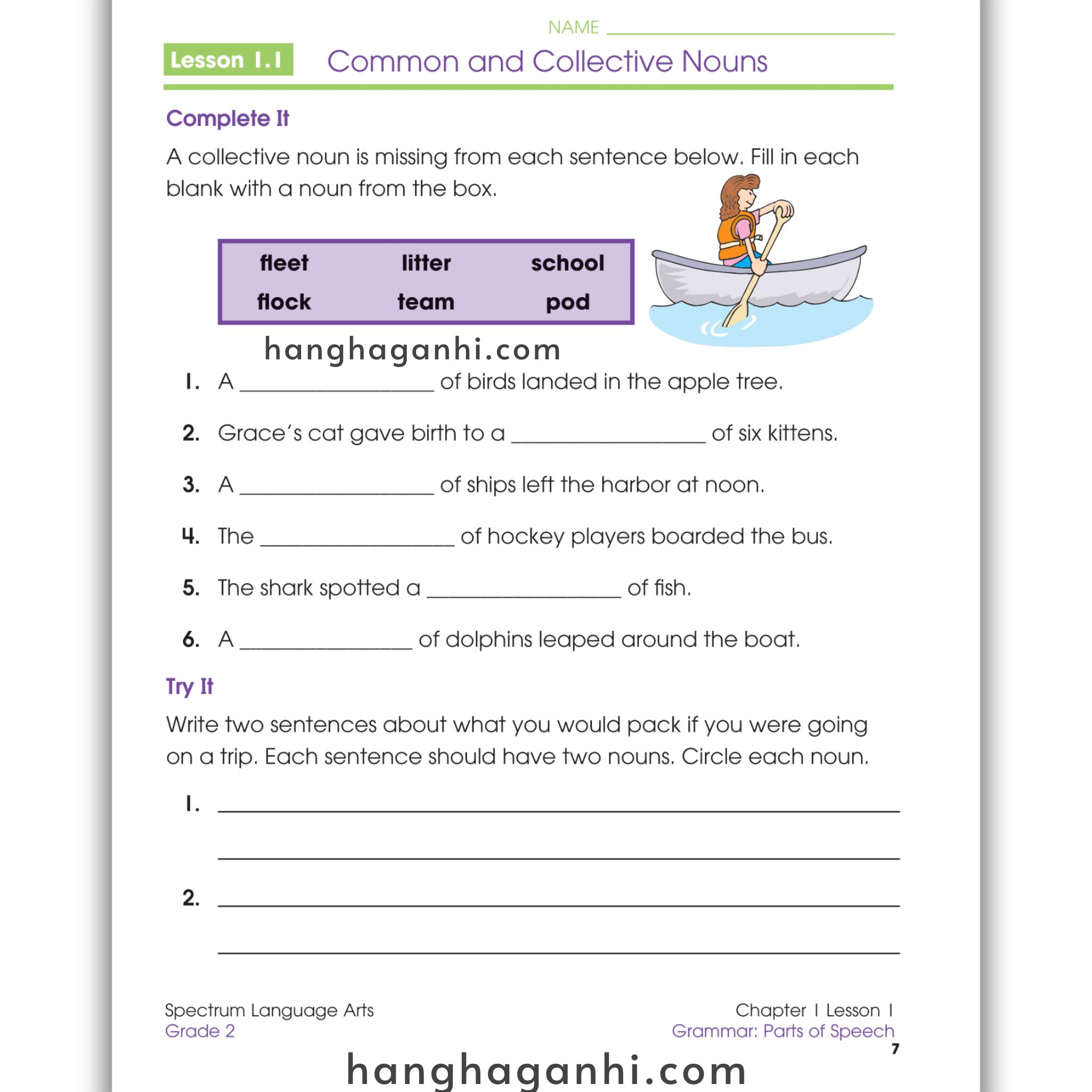 Sách Spectrum Language Arts Workbook Grade 2_thumbnail_8