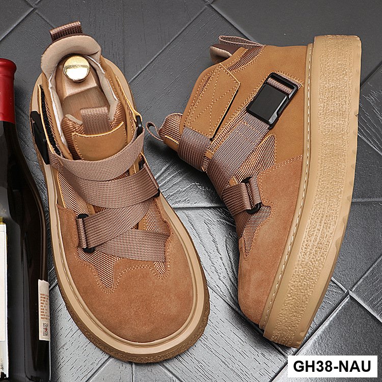 GH38 - Giày bốt nam cổ cao ấm áp Velcro_thumbnail_8