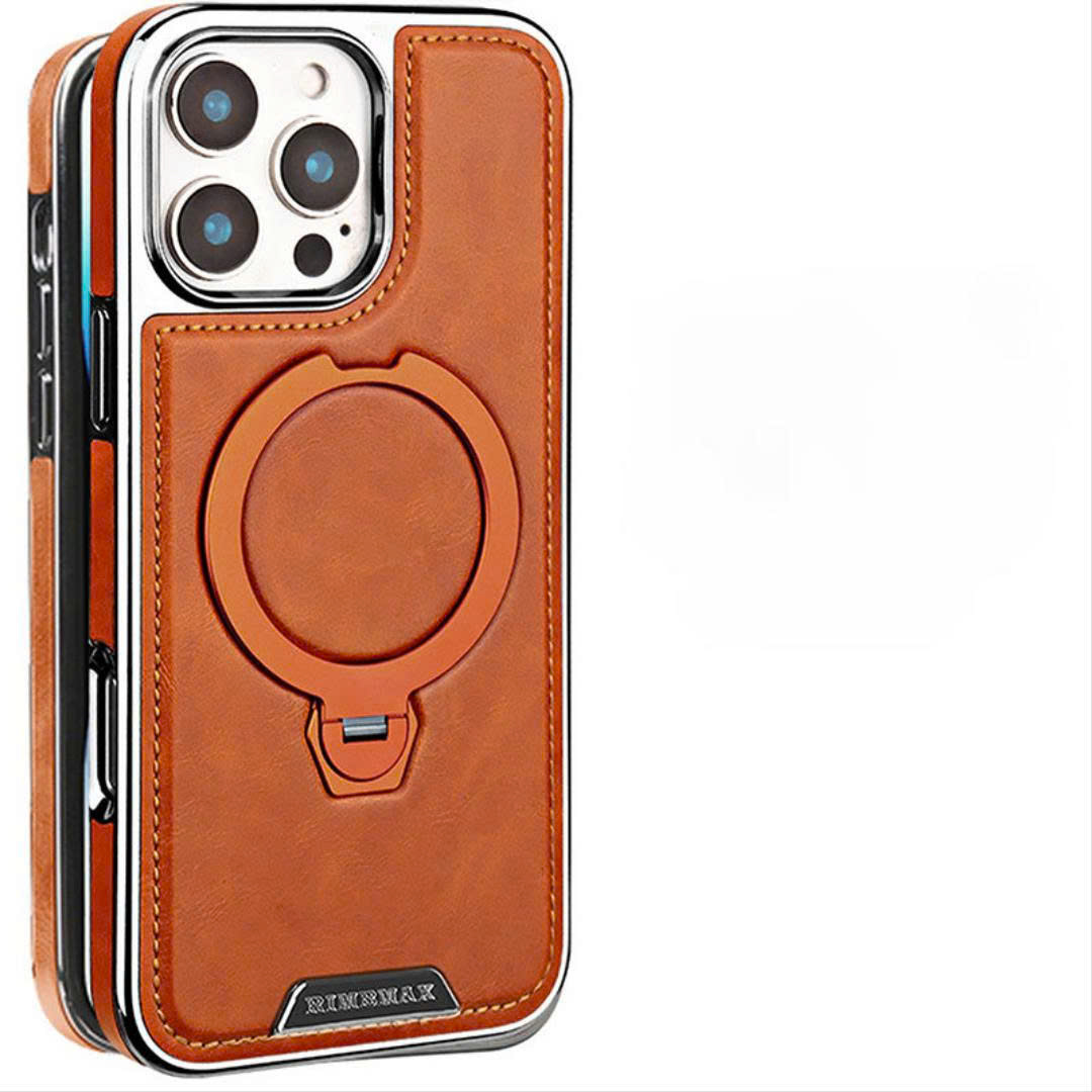 ỐP LƯNG ĐIỆN THOẠI DA BÒ CAO CẤP TÍCH HỢP VÒNG TRÒN TỪ TÍNH VÀ GIÁ ĐỠ ĐIỆN THOẠI_thumbnail_4