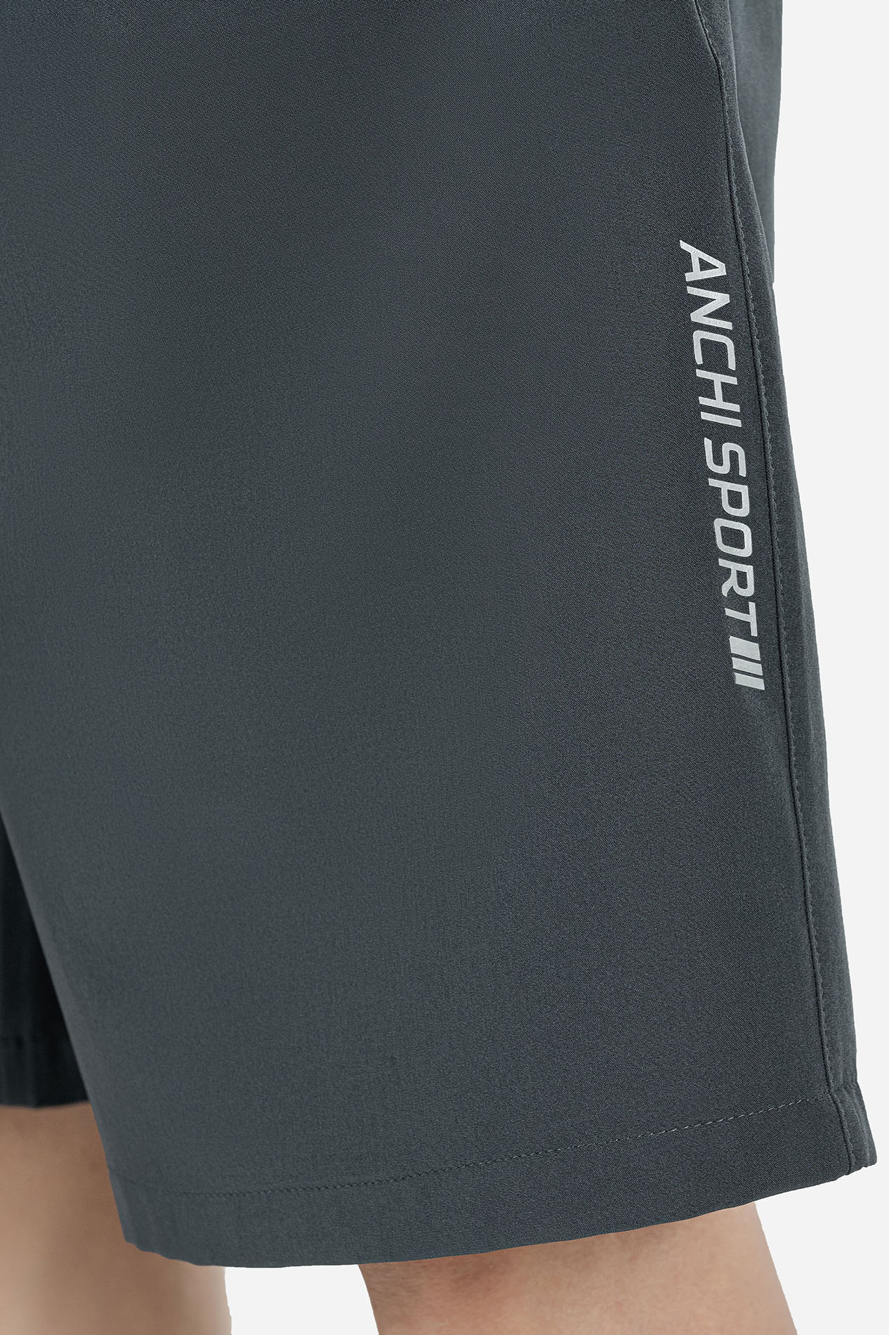 Quần Soọc Gió Exdry Nam Trung Niên ANCHI Dáng Suông Dài Qua Gối Màu Ghi Đậm_thumbnail_5