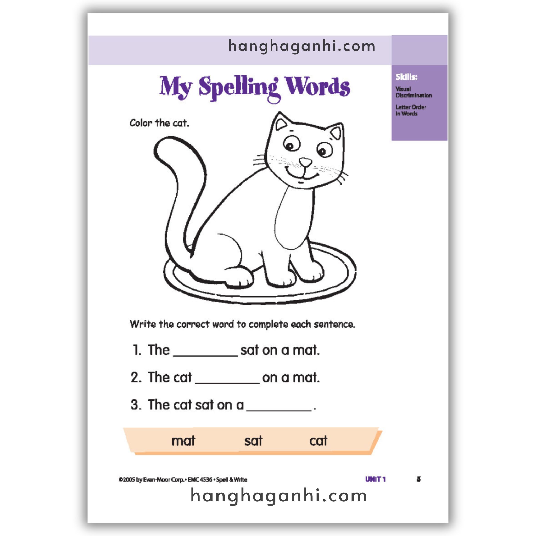 Skill Sharpeners Spell & Write Grade K_thumbnail_2