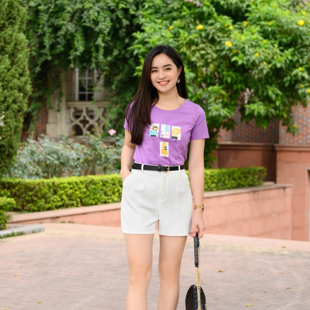 [Form vừa] Áo phông nữ thời trang hè - Áo thun nữ cotton lạnh - LOZA G0008_thumbnail_1