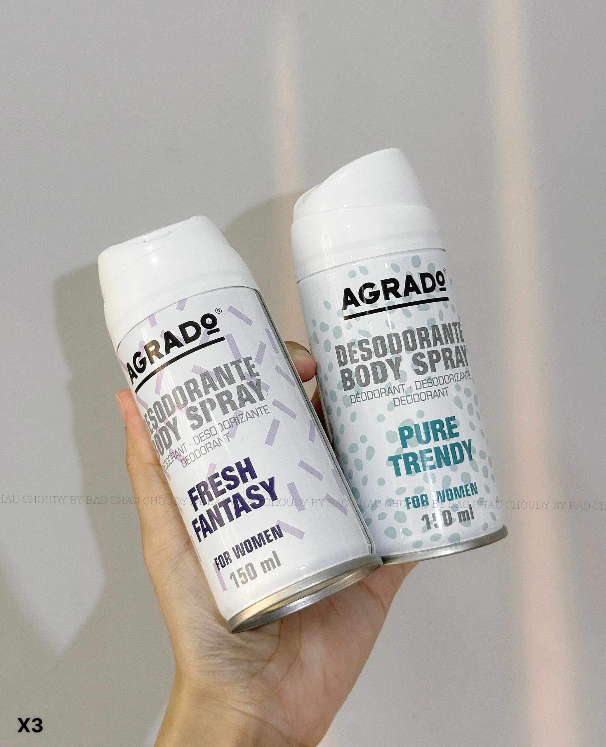 X3 XỊT KHỬ MÙI BODY HƯƠNG NƯỚC HOA