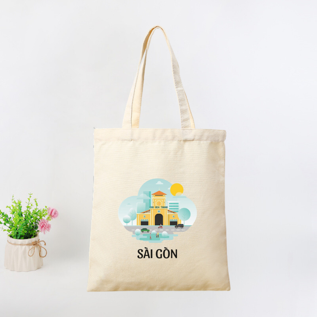 Túi tote vải canvas BST Tôi yêu Việt Nam có khoá kéo và ngăn phụ đi học, đi chơi - 𝐖𝐞 𝐓𝐞𝐞 TOTE10_thumbnail_20