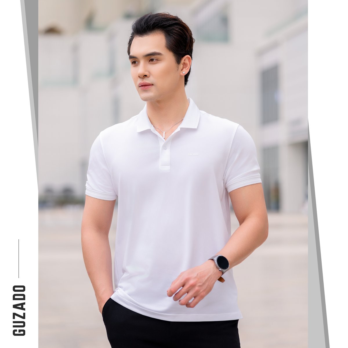 Áo Polo Nam Guzado Chất Vải Coolmax (6 Màu) GPS203_thumbnail_14