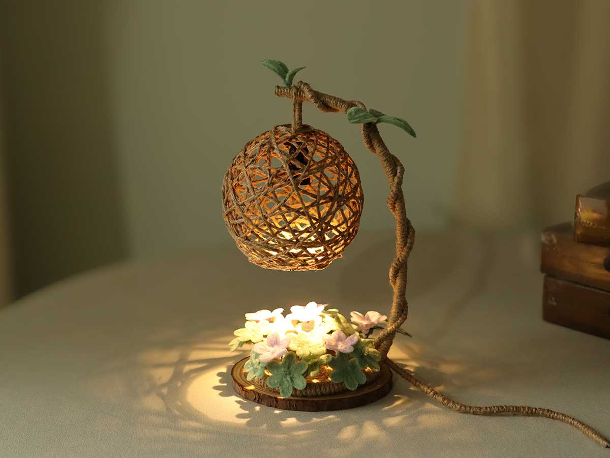 Đèn ngủ dây thừng vườn hoa J000366