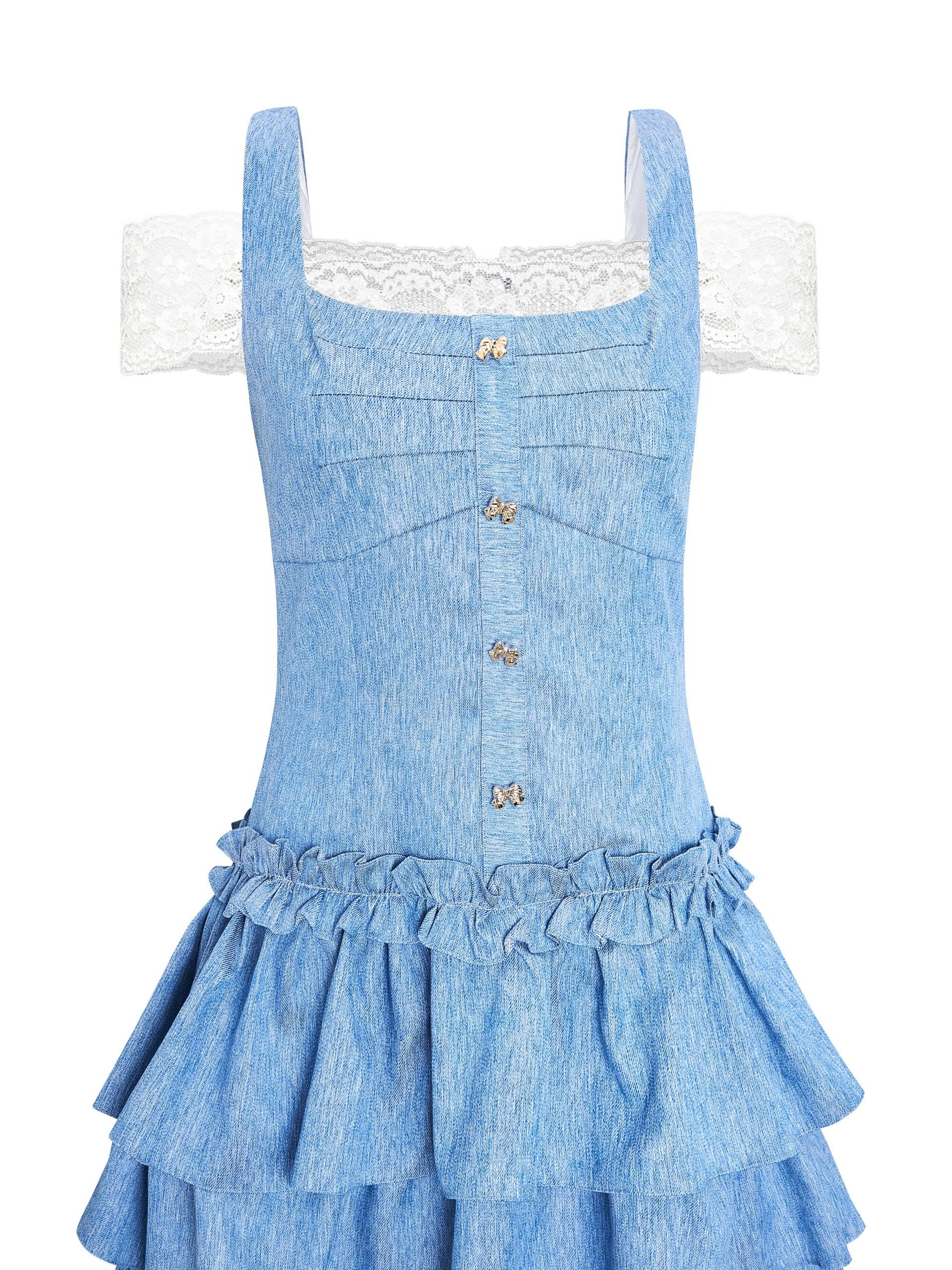 BIGSIZE NỮ - Đầm tầng kiểu phối ren V-DA202_thumbnail_6