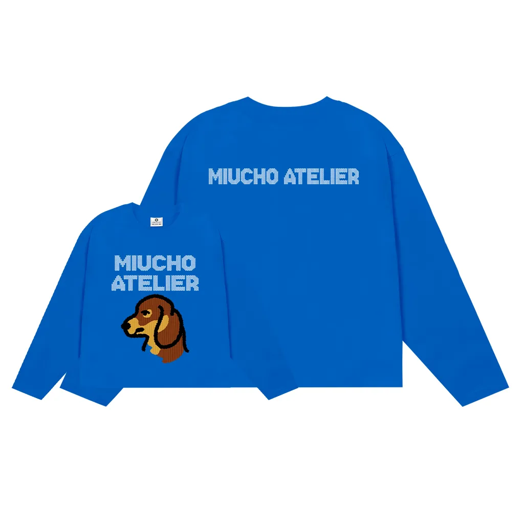 Áo thun tay dài form boxy Miucho cotton thoáng mát mềm mại cổ tròn Atelier in mix 2690_thumbnail_10