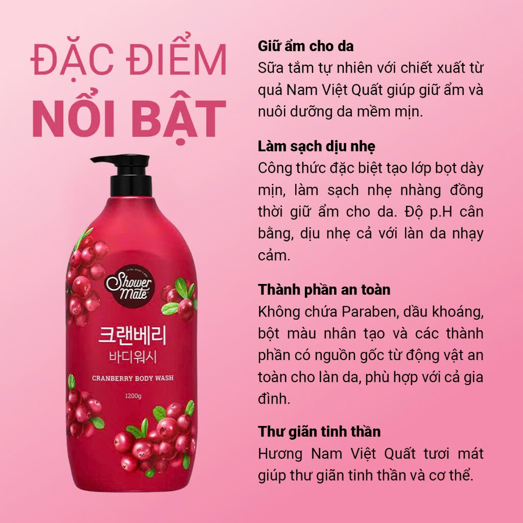 Sữa Tắm Hàn Quốc Showermate Natural 1.2kg_thumbnail_10