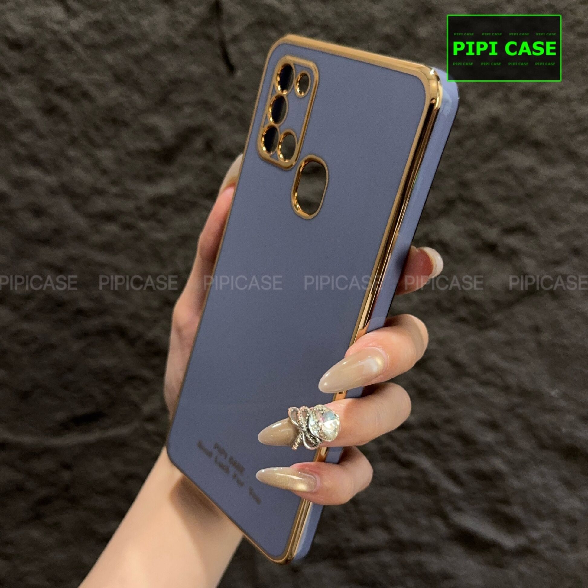 Ốp Lưng Samsung A21S - Royal - Xám