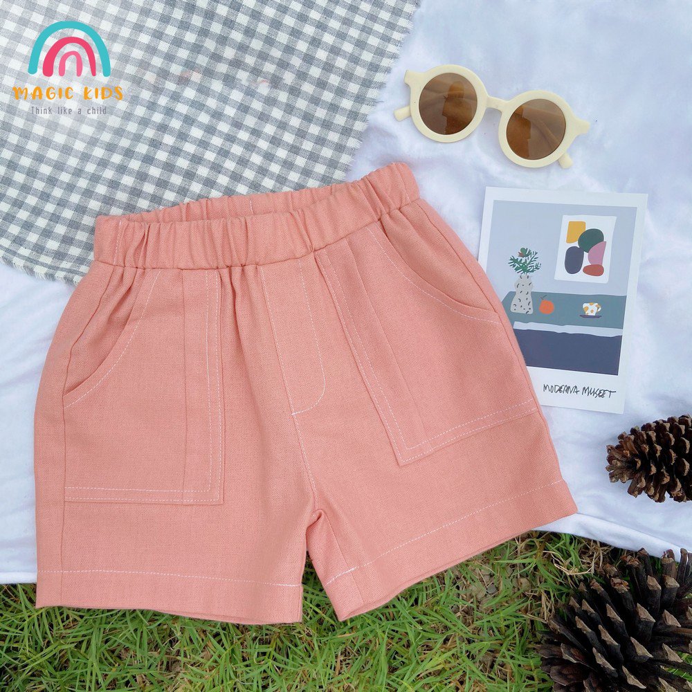 Quần đùi linen túi ốp - QĐ21008_thumbnail_2