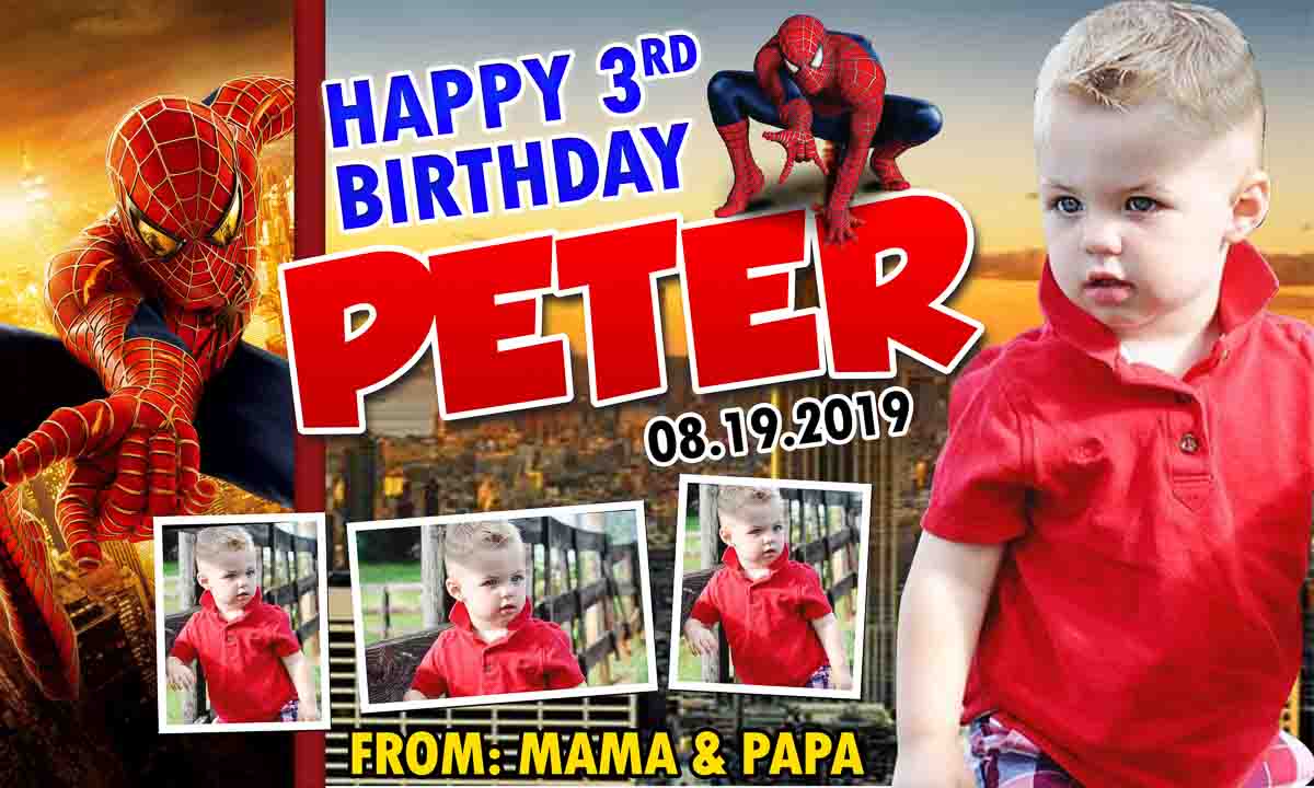 Spiderman Theme Birthday Tarp_thumbnail_1