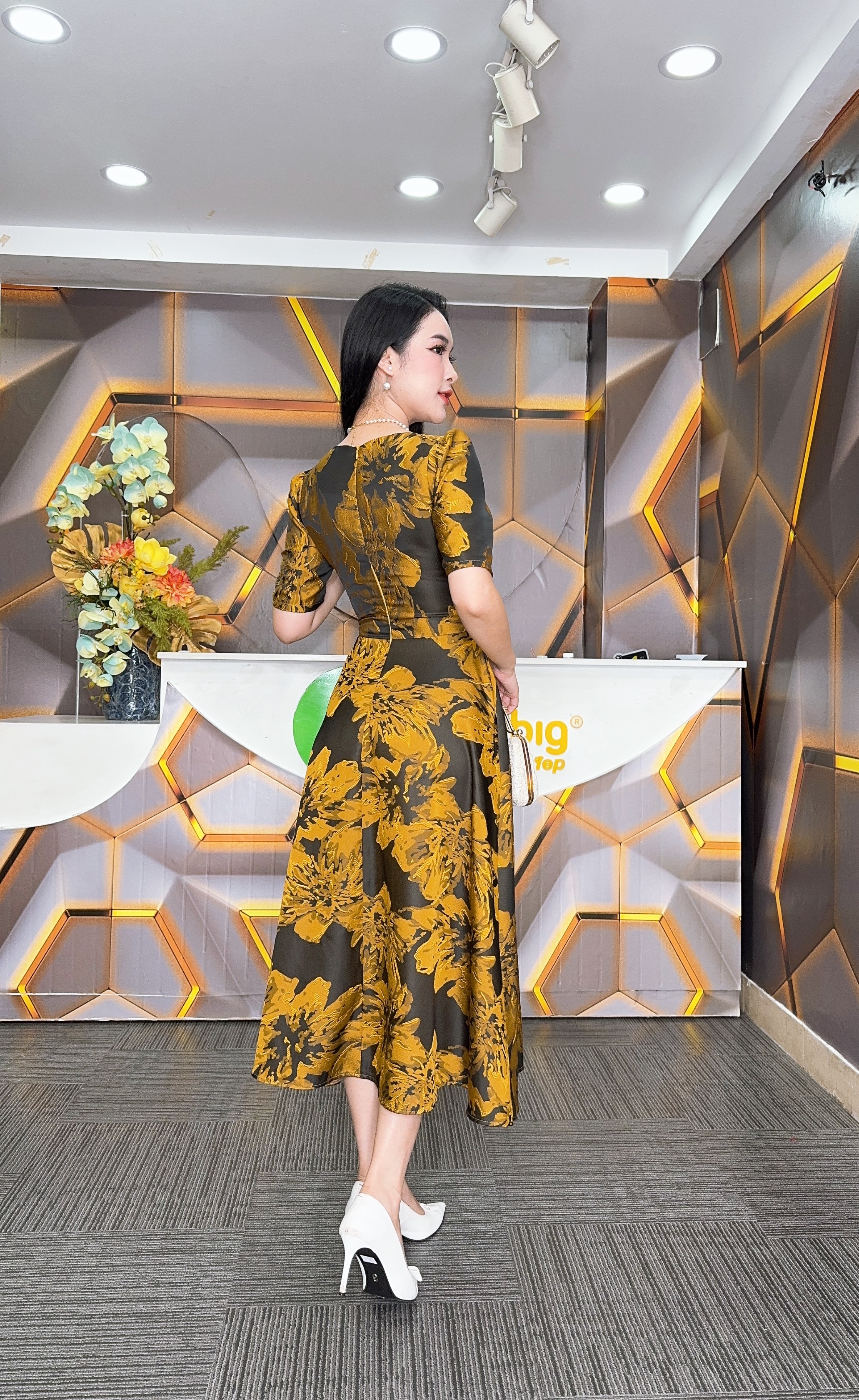 Đầm xòe - Y1821 - Thương hiệu Zonbig_thumbnail_3