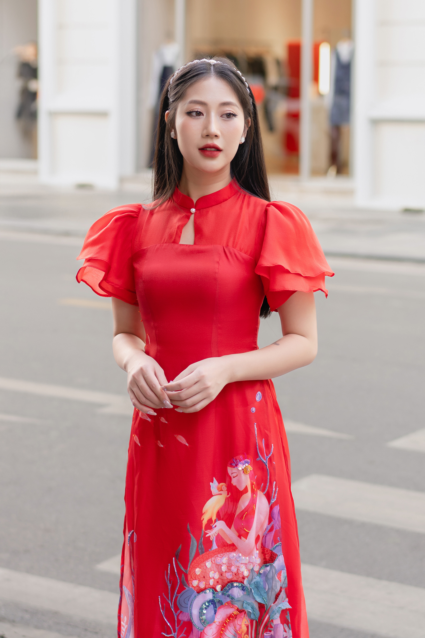 Áo dài mẹ in mẹ con Biển_thumbnail_3