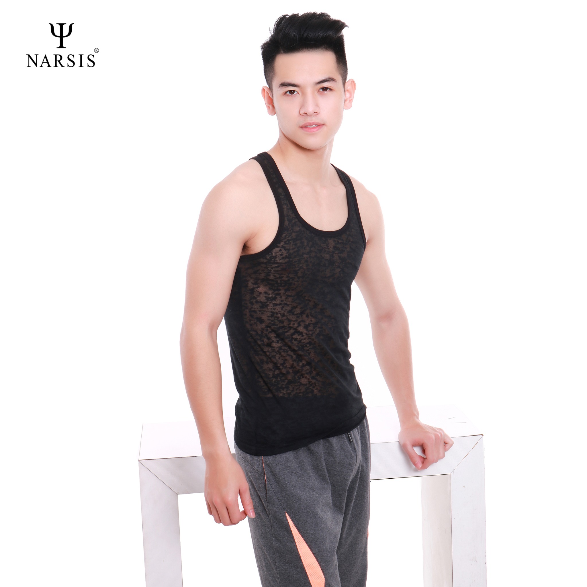 ÁO MAY Ô NAM D3015 NARSIS VẢI COTTON MỀM MẠI, CO GIÃN TỐT, VẢI THOẢI MÁI VẬN ĐỘNG, HÚT ẨM TỐT_thumbnail_2