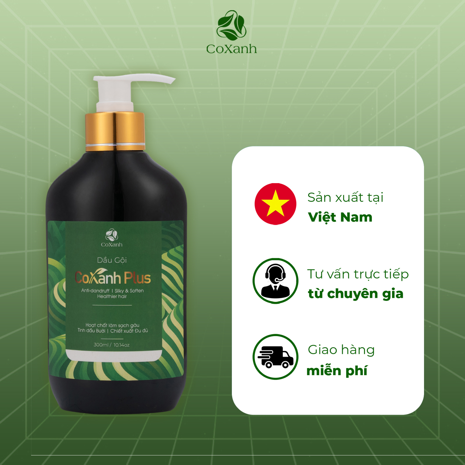 Dầu Gội Trị Nấm Cỏ Xanh Plus_thumbnail_3