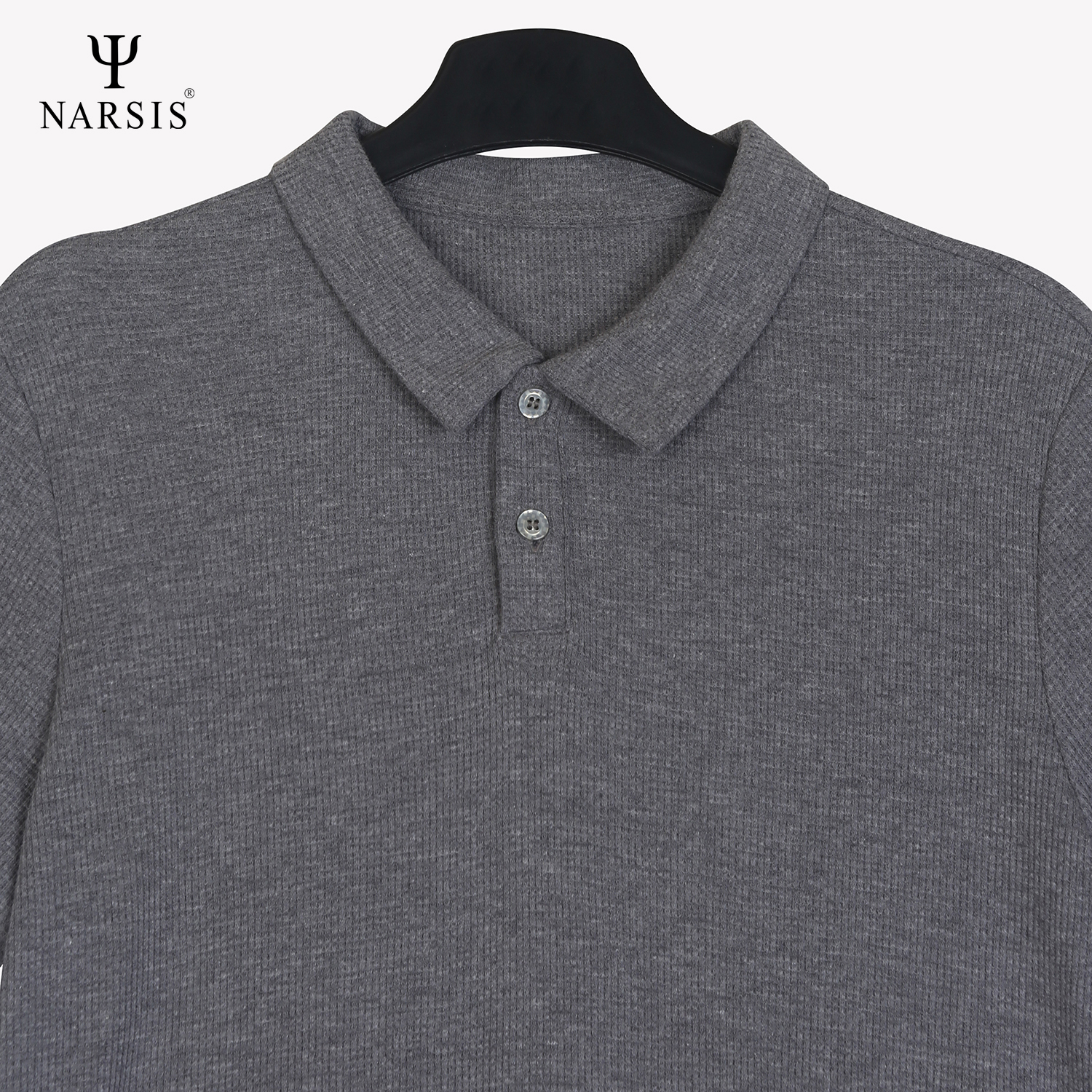 ÁO POLO CÓ CỔ NAM D0047 NARSIS VẢI LEN COTTON ẤM ÁP, THOÁNG MÁT, GIỮ ẤM TỐT, MỀM MẠI_thumbnail_0