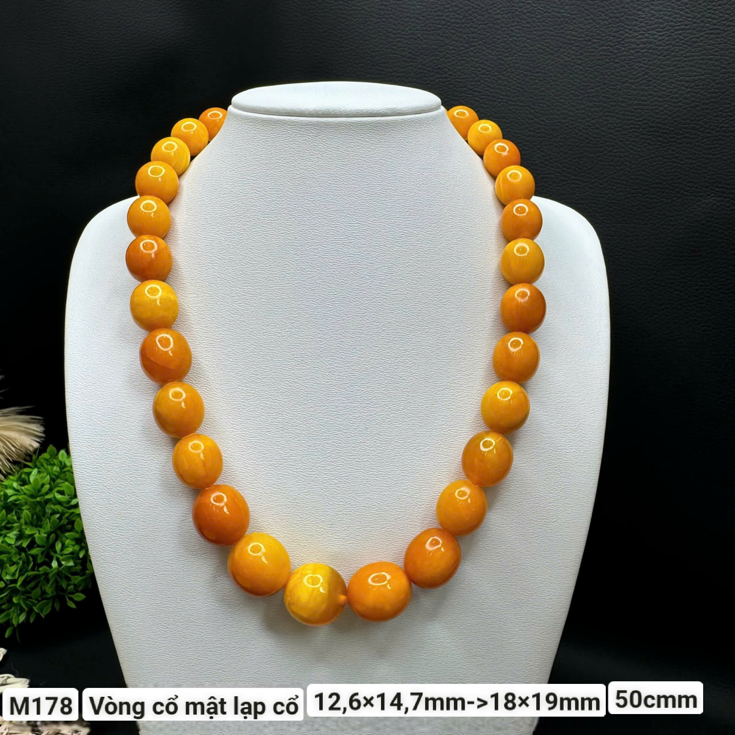 Vòng cổ mật lạp cổ siêu hiếm - M178