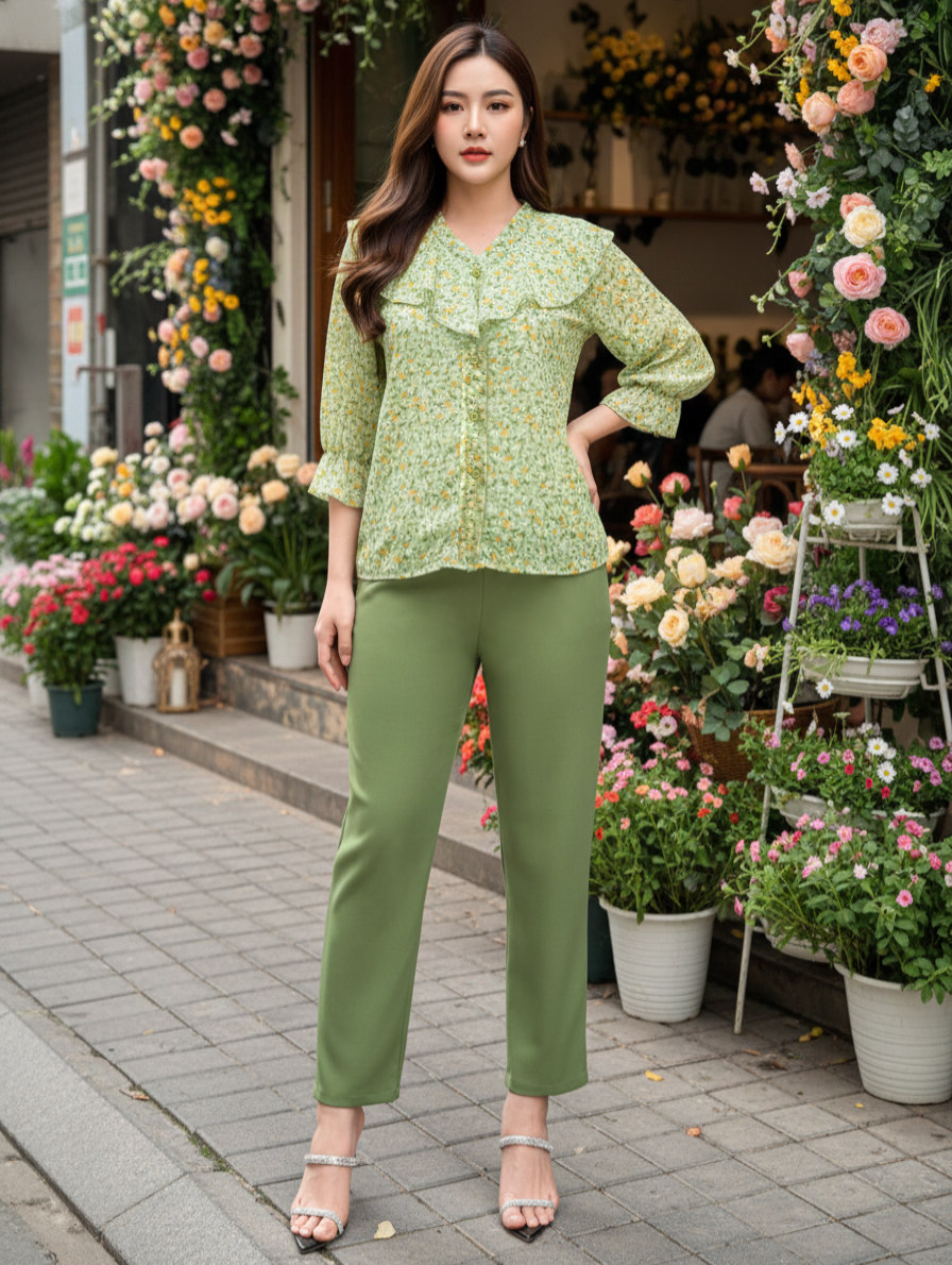 Set bộ áo hoa phối quần baggy_thumbnail_2