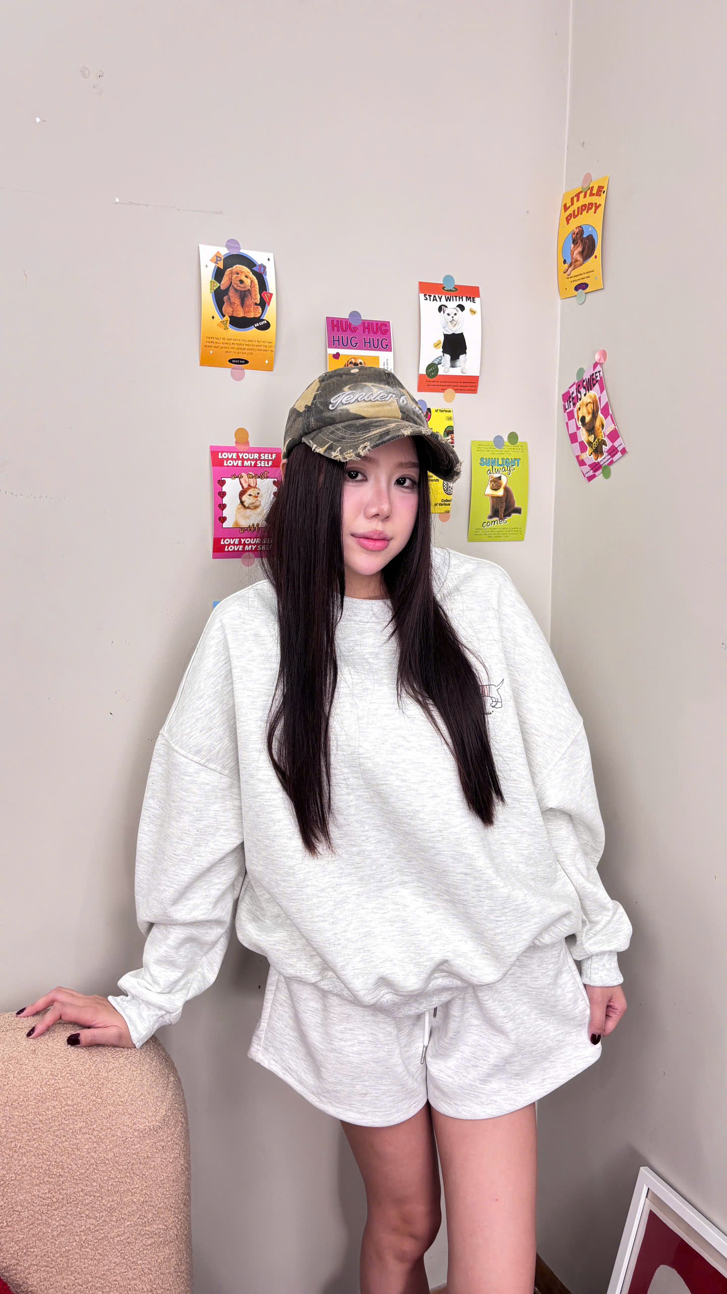 Quần short nữ form rộng Miucho vải chân cua cao cấp dày dặn tôn dáng QS00039_thumbnail_4