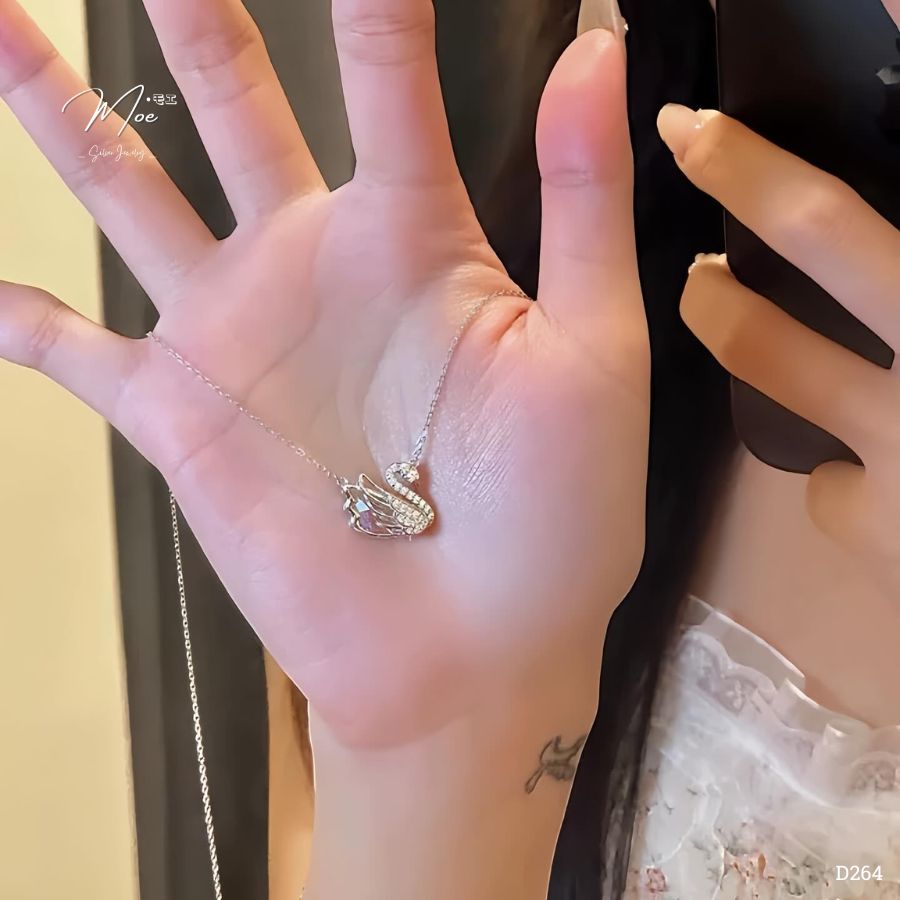 D264 - Dây chuyền thiên nga ngũ sắc_thumbnail_4