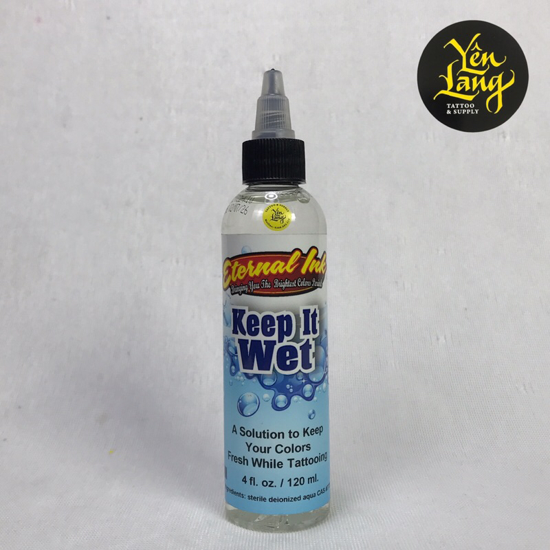Keep It Wet (4oz) - Nước pha màu ETERNAL INK giữ cho màu sắc tươi khi xăm. Sản phẩm chính hãng.