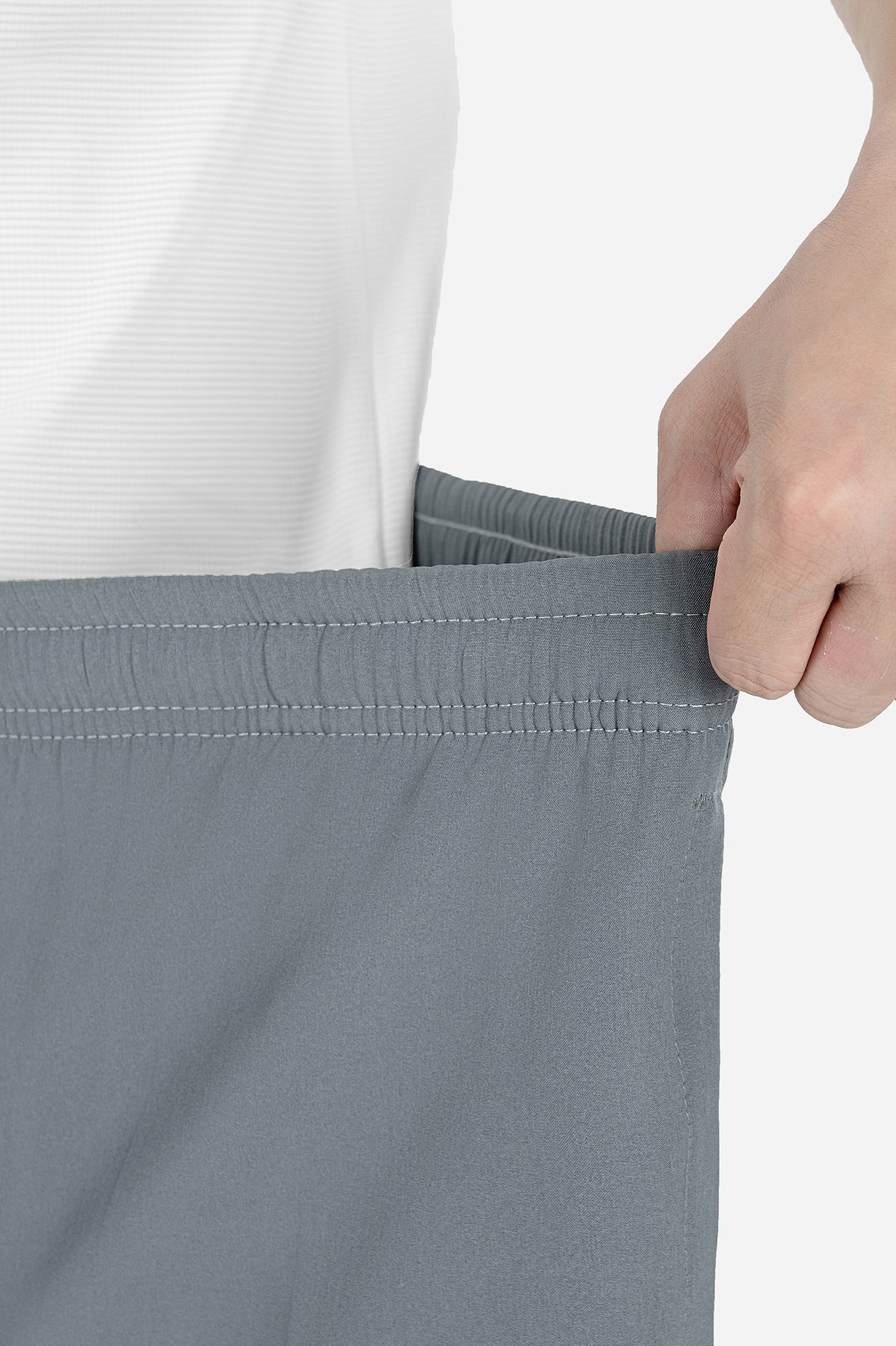 Quần Soọc Gió Exdry Nam Trung Niên ANCHI Dáng Suông Dài Qua Gối Màu Ghi Đậm_thumbnail_17