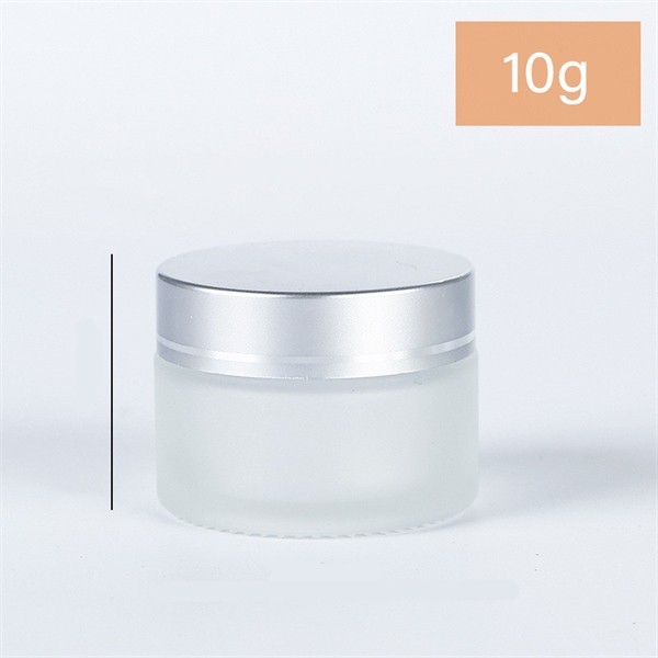 Hũ đựng lưu huỳnh Hũ thuỷ tinh mờ nắp bạc