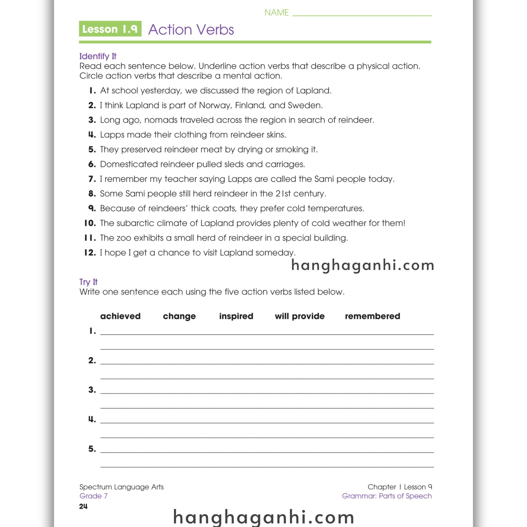 Sách Spectrum Language Arts Workbook Grade 7_thumbnail_8