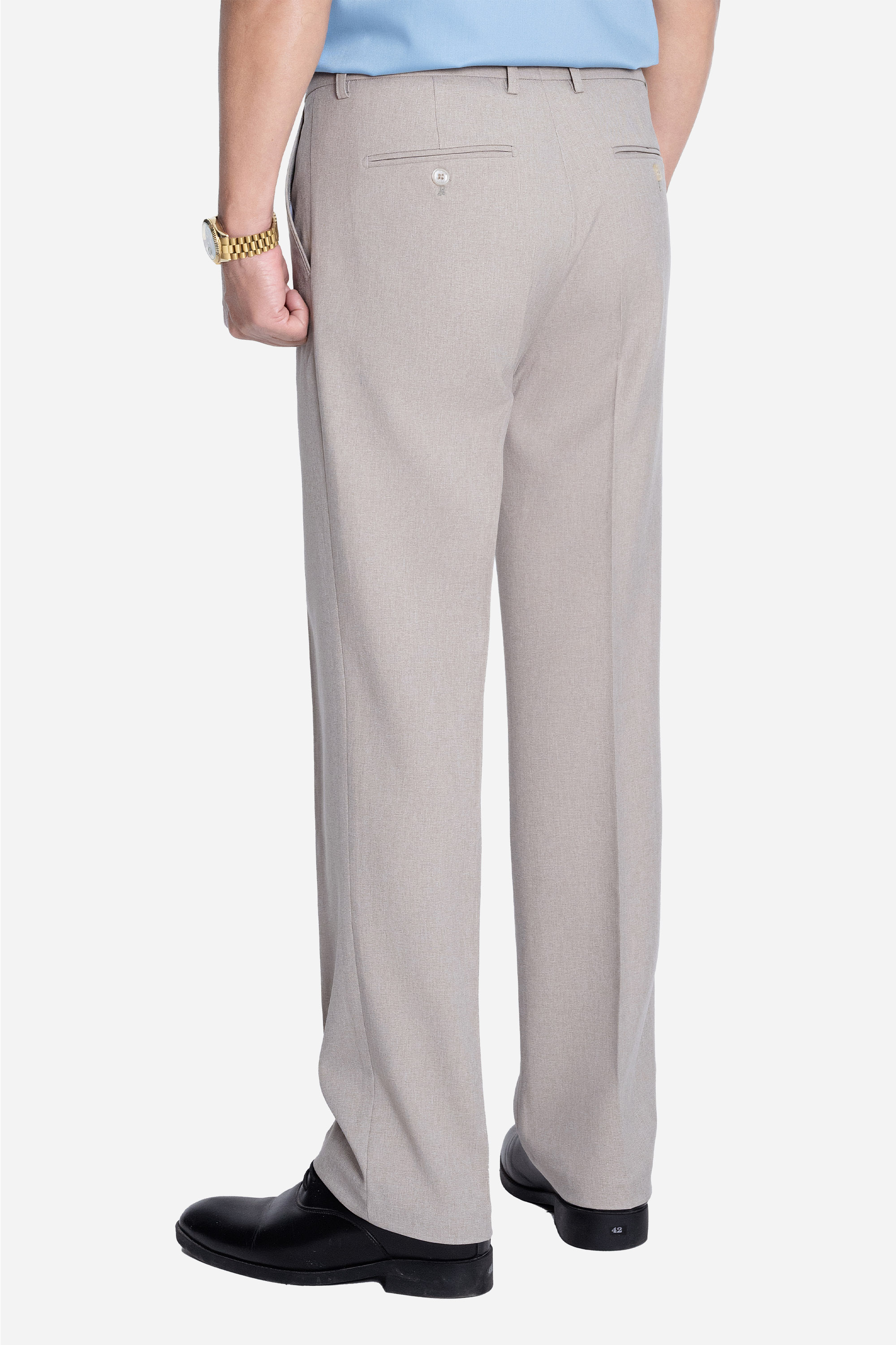 Quần Âu 0 Li Nam Trung Niên ANCHI Chất Liệu Cafe Phom Suông Ống Rộng Màu Be_thumbnail_4