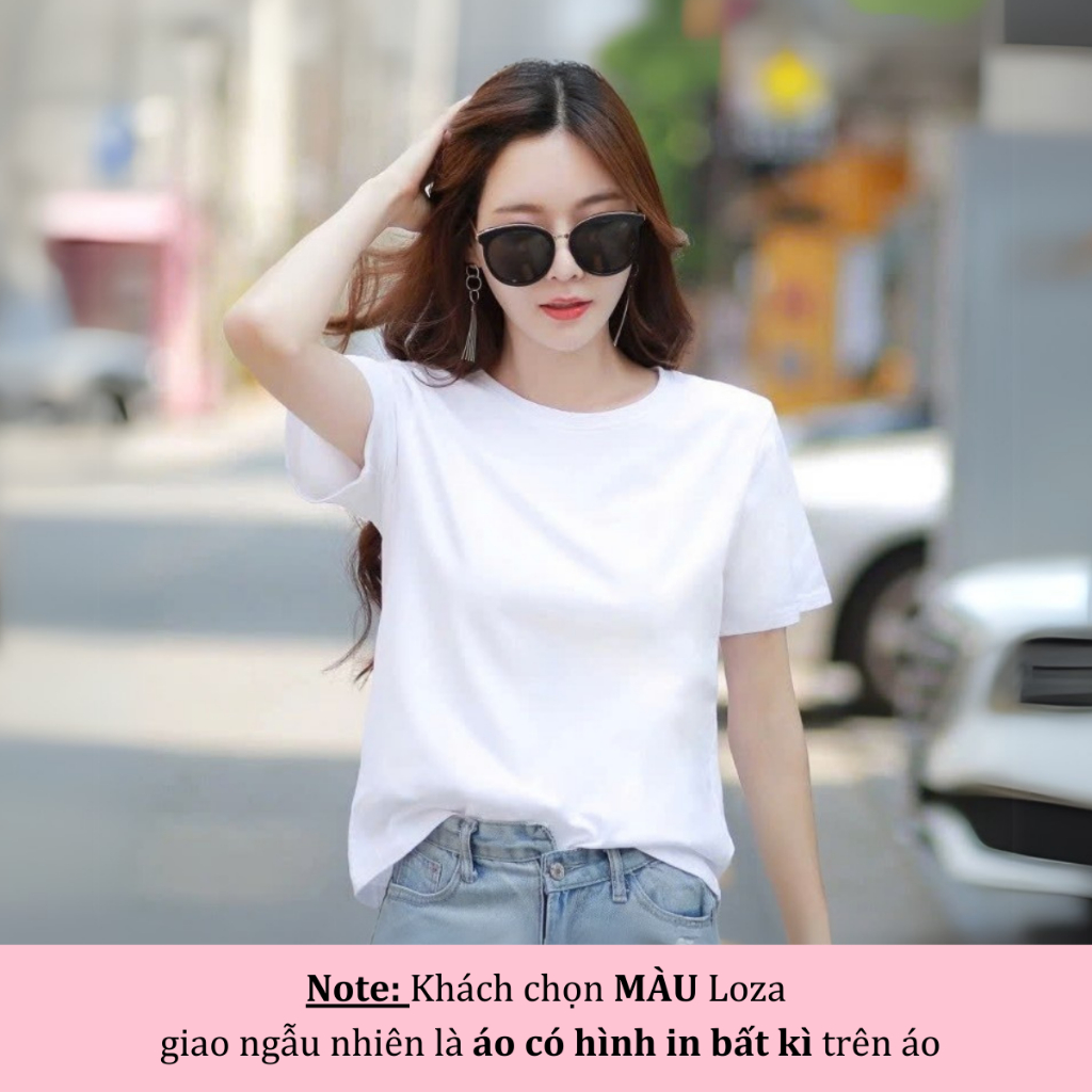 [Form Rộng] Áo phông nữ form rộng lẻ size mẫu lộn xộn - Giao hình ngẫu nhiên - Áo thun nữ Loza XA018_thumbnail_0