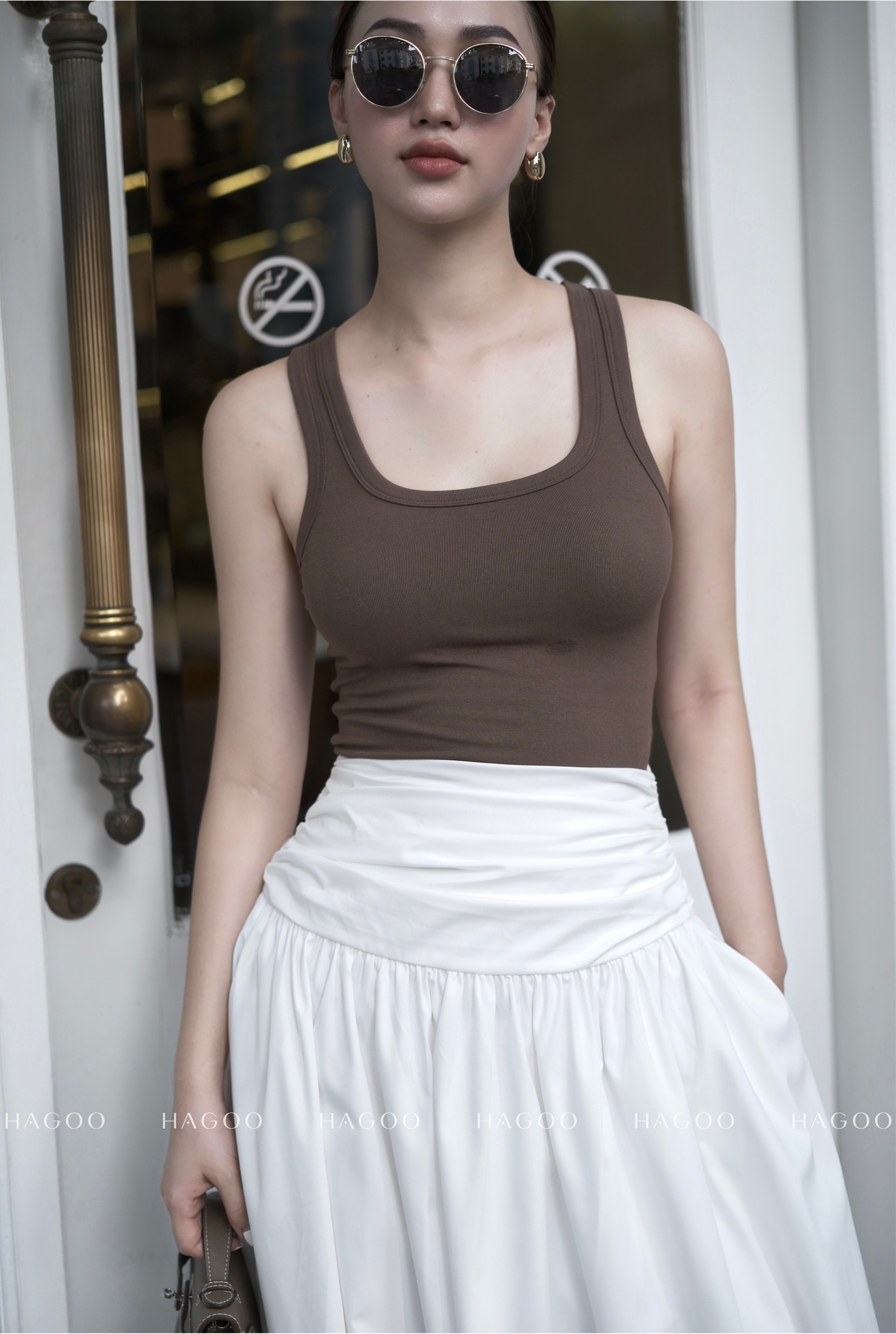 Chân váy giật tùng HAGOO