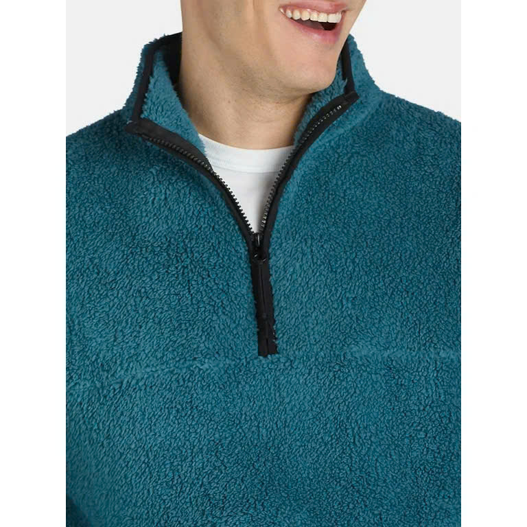 Set 2 Áo lông cổ có dây kéo unisex 