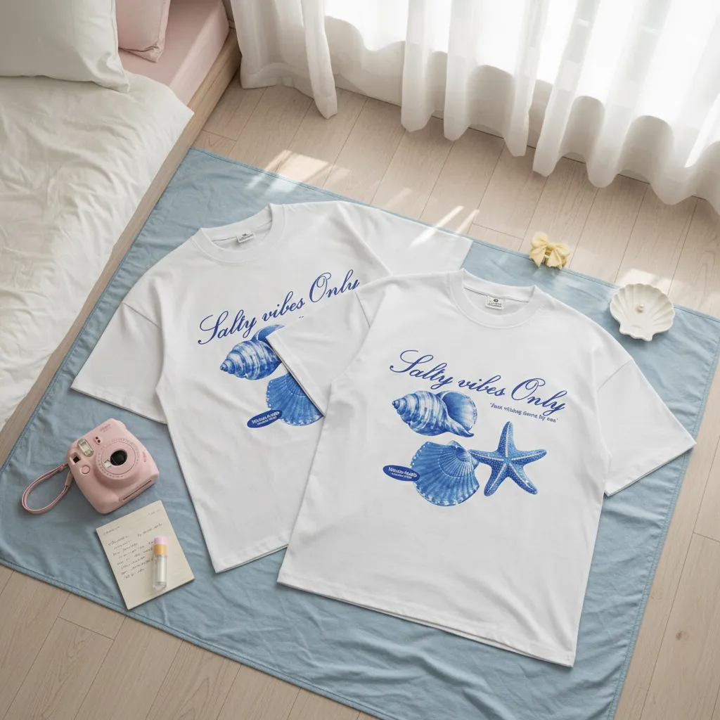 Áo thun boxy unisex sao biển mùa hè Miucho 3381_thumbnail_7