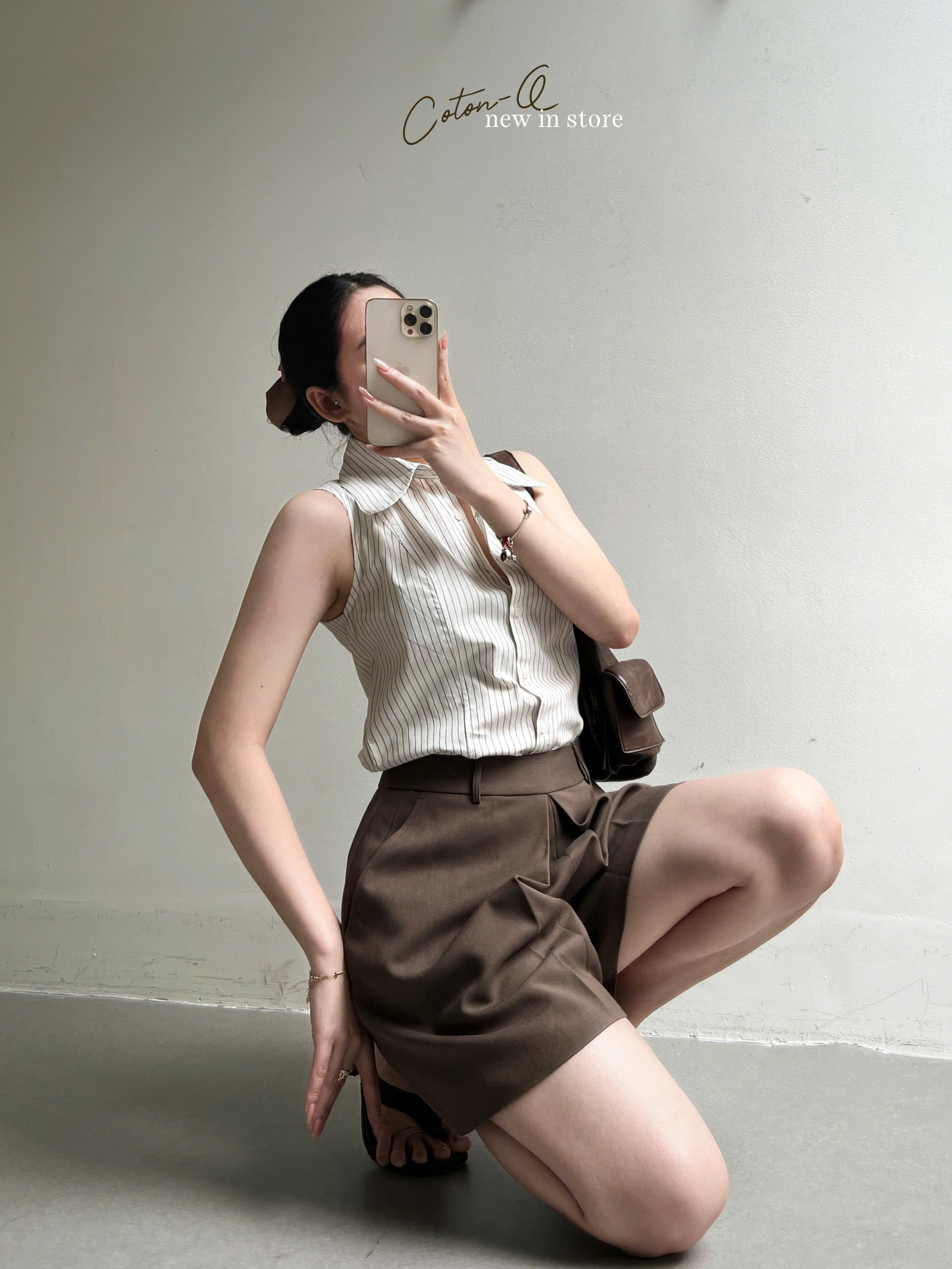 Set áo somi sát nách + quần short_thumbnail_11