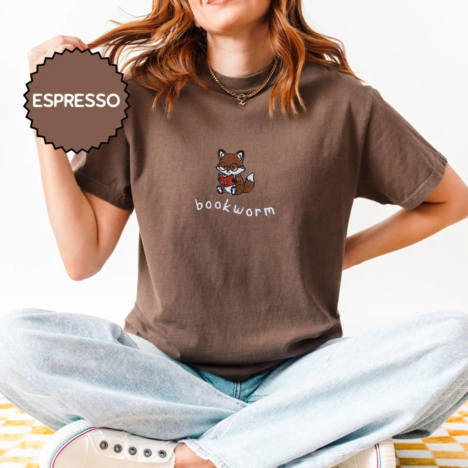 Embroidered - The Quiet Reader Fox