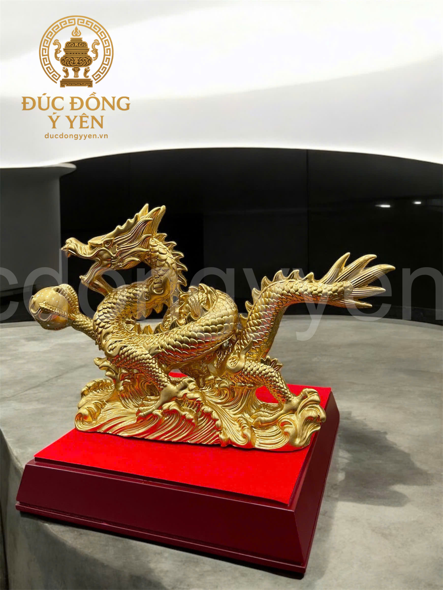 Tượng rồng bằng đồng dát vàng 9999_thumbnail_1